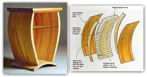 Making Curved Wood Panels for Furniture • WoodArchivist