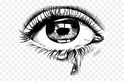 Crying Eyes Png Image Human teary eyes sketch drawing eye anime crying art sad girl mammal face ...