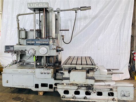 4″ Lucas Precison 441B-72 Horizontal Table Type Boring Mill | G-2000 Inc.