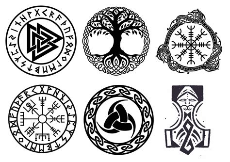 Viking symbols A5 I viking fake tattoo symbols - Like ink