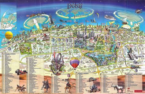 Dubai 3d map - 3d map of Dubai (United Arab Emirates)