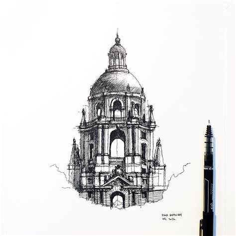 I drew/re-drew this several times. Repeat. - Check out #dhsketch for… Baroque Architecture ...