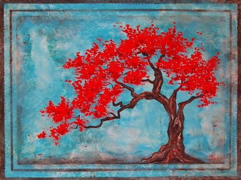 Sheri Wiseman Art | Bonsai tree painting, Tree painting, Tree artwork