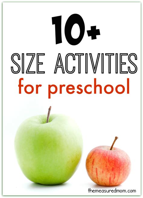 Big and small activities - The Measured Mom