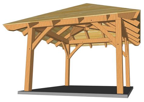 12x12 Timber Frame Gazebo Plan | Gazebo plans, Timber frame gazebo ...