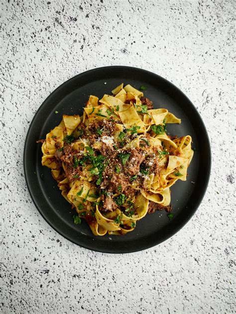 Hearty Beef Cheek Ragu with Pappardelle Recipe