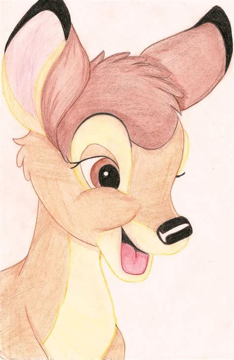 Bambi Drawing in color by Iranaa on deviantART | Dibujos bonitos, Dibujos, Dibujos sencillos