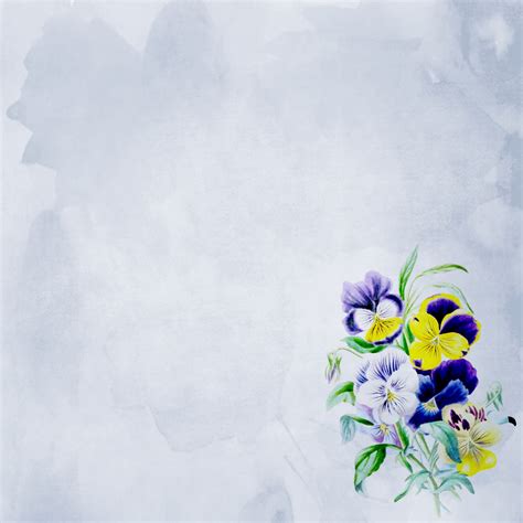 Pansy Flowers Wallpaper Background Free Stock Photo - Public Domain Pictures