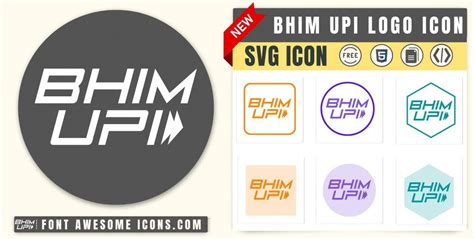 Bhim Upi Logo Icon SVG Code — Download Path / HTML