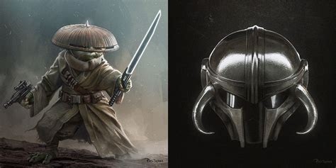 Star Wars: Grogu Embraces Jedi And Mandalorian Sides In Concept Art