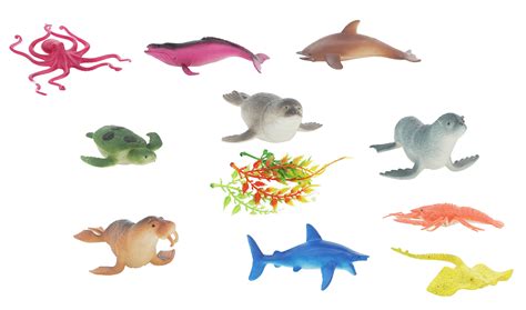 Ocean, Aquatic, Marine Toy Animal Playset, Sea Life Creatures for Children - Walmart.com