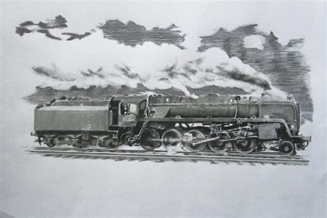 Warwick's Artwork: BR 9F 2-10-0 locomotive