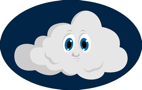 Happy cloud, illustration, vector on white background. 13784759 Vector Art at Vecteezy