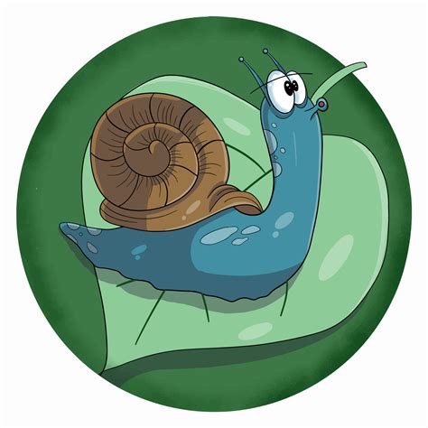 The blue snail 13275148 Vector Art at Vecteezy