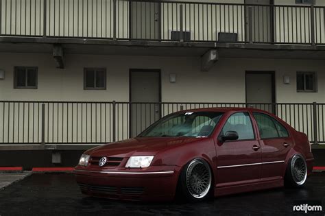 Slammed Jetta MK4 Sitting Low on Rotiform Custom Wheels — CARiD.com Gallery