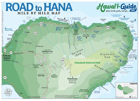 Maps for the Road to Hana Highway & Beyond | Maui Hawaii