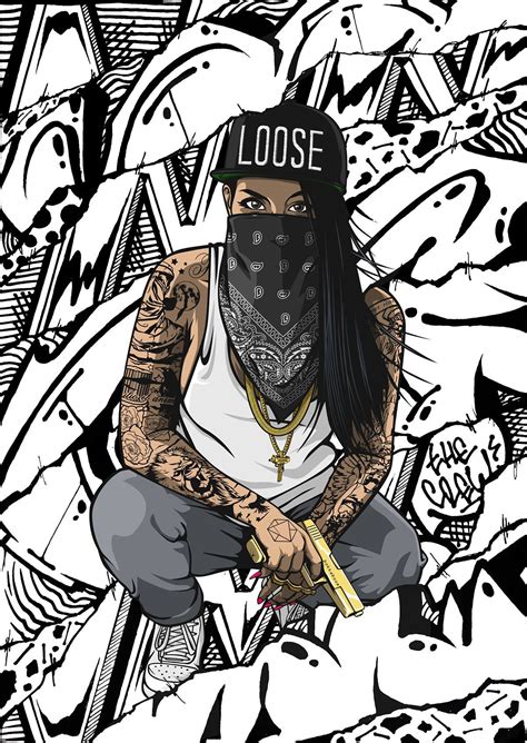 Girl Gangster Cartoon Wallpapers - Wallpaper Cave