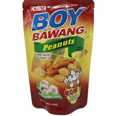 Boy Bawang - Peanuts - Sweet Garlic Flavor (with Real Garlic Chips ...