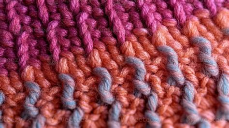 A detailed texture of a knitted blanket. 24161549 Stock Photo at Vecteezy