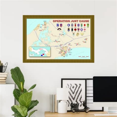 Operation Just Cause Map Poster | Zazzle