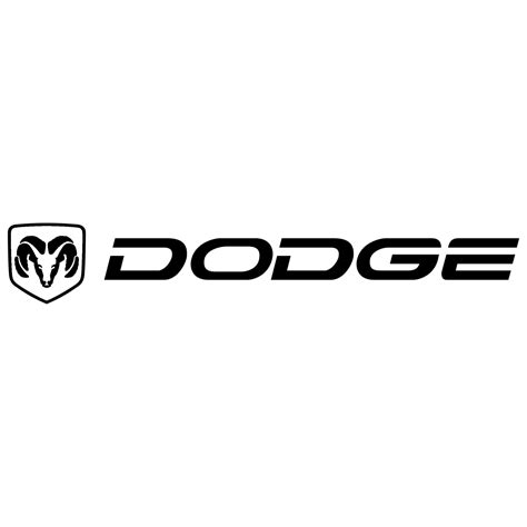 Dodge Logo Black and White – Brands Logos