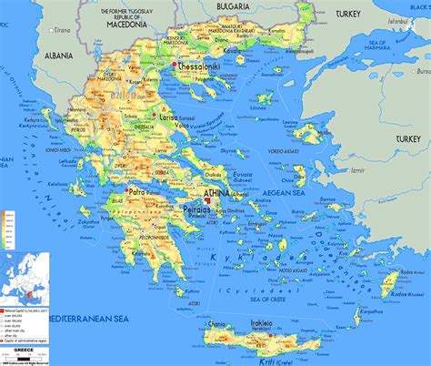 Maps Of Greece And Islands