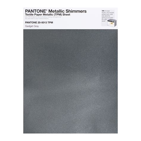 BUY Pantone Metallic Shimmer 20-0013 Gadget Gray