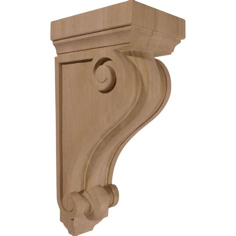 Devon Traditional Wood Corbel | Wood corbels, Corbels, Ekena millwork