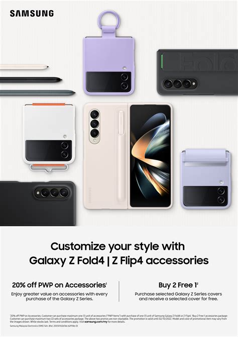 Customize your style with Galaxy Z Flip4 and Galaxy Z Fold4 Accessories ...