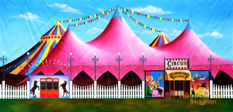 Circus Tent Backdrop Rentals | TheatreWorld® Backdrops