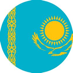 Kazakhstan flag vector - Country flags