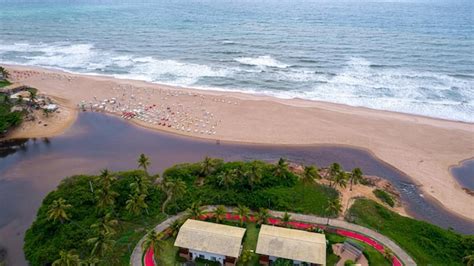 Premium Photo | Aerial view of imbassai beach, bahia, brazil. beautiful ...