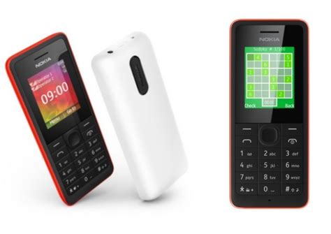 Nokia 106 and Nokia 107 feature phones unveiled | Technology News