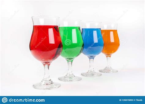 Alcoholic Drinks Color Variety Stock Image - Image of night, colors: 135019893