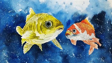 Fish Paintings Watercolor