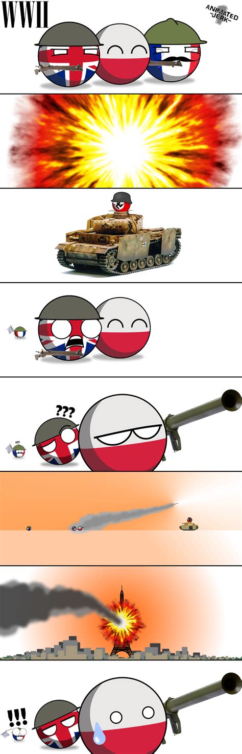 Countryballs 'Polandball': WWII by animatedjerk on DeviantArt