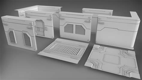 Mishal Alam - Modular Sci-Fi Environment