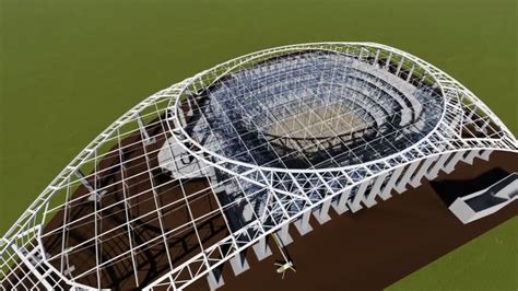 VIDEO: New LA Rams Stadium Construction Rendering - Turf Show Times