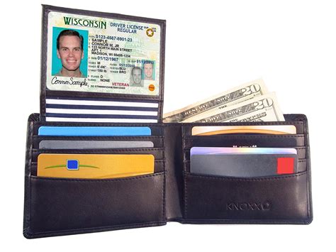 RFID Secure Mens Leather Wallet by KNOXX Wallets – Premium RFID Blocking, Holds 10 Cards ...