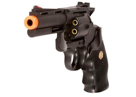 UHC 4" Airsoft Revolver UA937B Spring Powered Airsoft Gun w/ Shells, Black 871110001146 | eBay