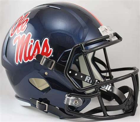 Mississippi (Ole Miss) Rebels SPEED Riddell Full Size Replica Football ...