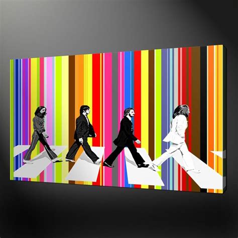 BEATLES-ABBEY-ROAD-QUALITY-CANVAS-PRINT-PICTURE-WA | Modern wall art ...