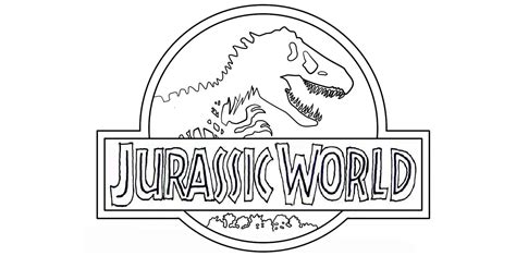 Jurassic World Coloring Pages Jurassic World Logo Coloring Pages To ...