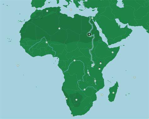 Africa: Physical Features - Map Quiz Game: The continent of Africa is known for its iconic ...