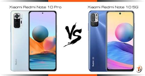 Banding Xiaomi Redmi Note 10 Pro dan Xiaomi Redmi Note 10 5G ...