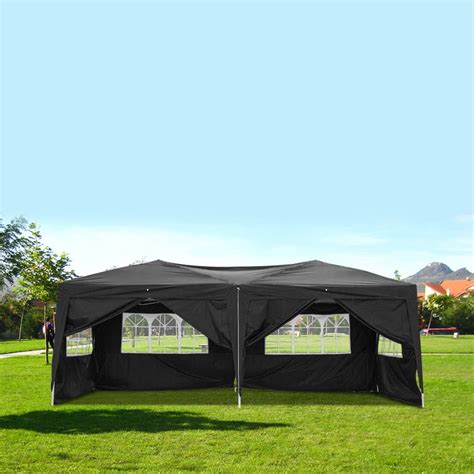 Canopy Tents, 10' x 20' Outdoor Canopy Party Tent with 6 Sidewalls, Wedding Canopy Tent with ...