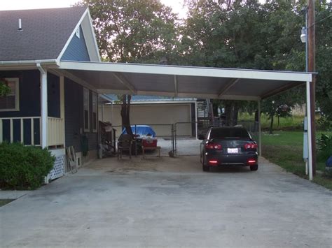 Metal Carport Awning Patio Cover Swimming Pool South Bexar County - Carport Patio Covers Awnings ...