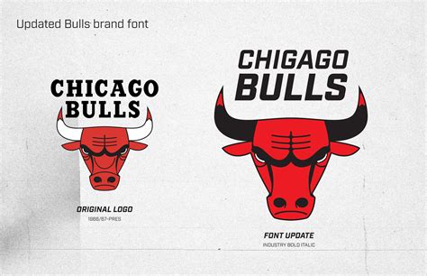 Chicago Bulls brand logo refresh concept on Behance