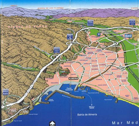 Almeria Spain Map