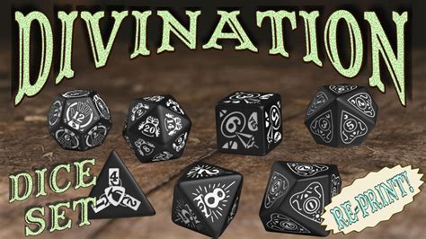 Preorder Divination Dice Set (Re-Print) on BackerKit